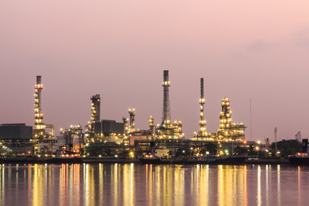 Oil Refinery at Bangkok Thailand のeditorial素材