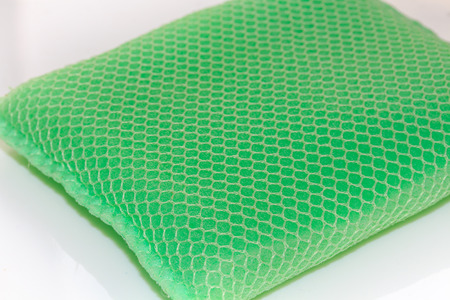 Green Sponge Texture Background の写真素材