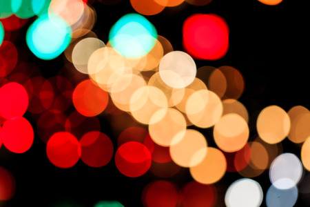 Night Bokeh from Light on the Road.