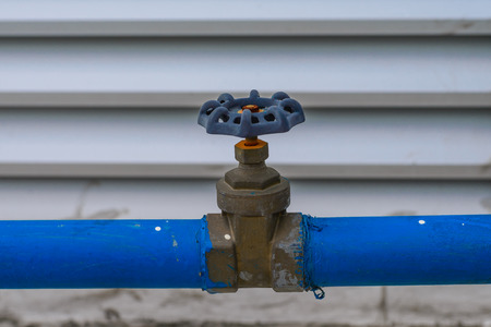 Valve and pipeline of water system.