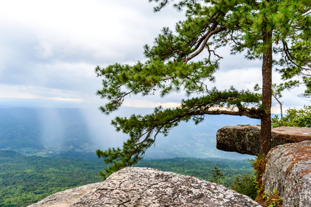 Lom Sak cliff at Phu Kra Dueng in Thailand.の写真素材