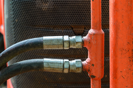Air tube combine with steel tube from pump.