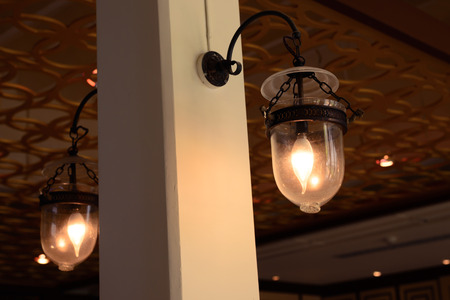 Lightbulb lamp.