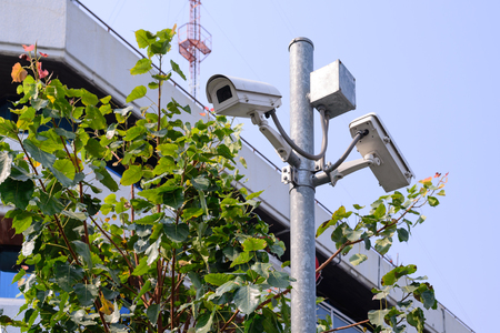 Security camera for monitor events in city.