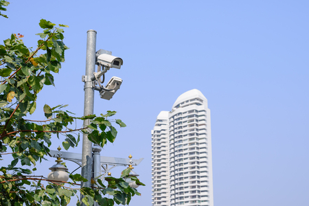 Security camera for monitor events in city.