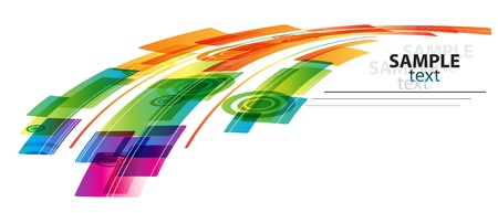 Vector rainbow colored background のイラスト素材