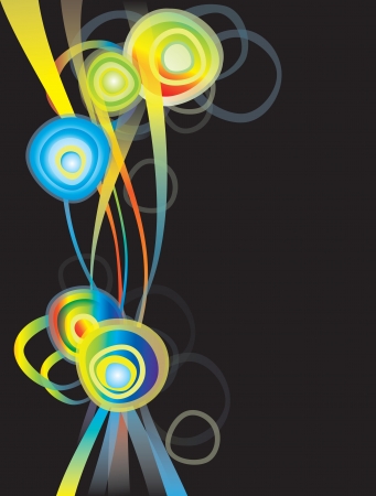 Beautiful colorful design element with rainbowのイラスト素材