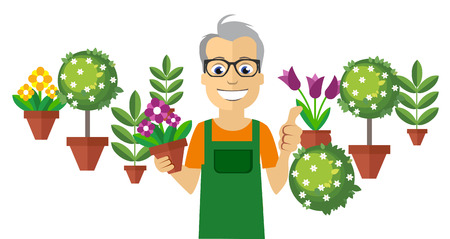 Flat Floristのイラスト素材