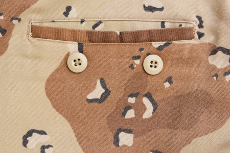 Detail of military uniform, camouflage fabric の写真素材