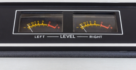 Retro sound level meter の写真素材