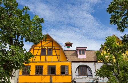 Style building exterior at Mimosa  Pattaya, Thailand - May 19, 2013  The Mimosa attractions at Pattayaのeditorial素材