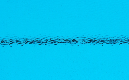 Textured of ripple in swimming pool の写真素材
