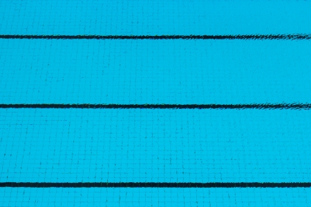 Empty floor in swimming pool の写真素材