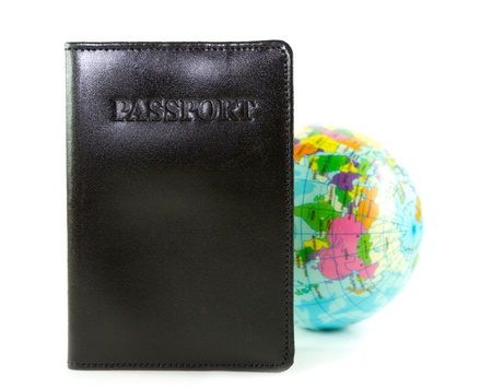 Passport concept travel around the world on isolated の写真素材