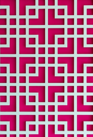 Chinese pattern on pink background の写真素材