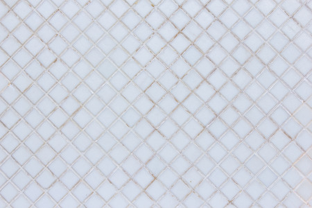 Background of white tile texture の写真素材