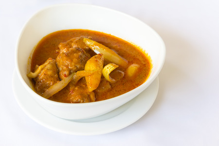 Muslim-style curry with chicken and potatoes の写真素材