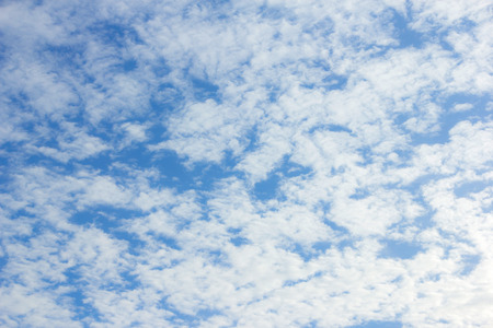 Cloud background on the blue sky の写真素材