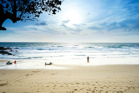 Before Sunset at Karon beach, Phuket Thailand.の写真素材