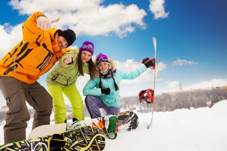 Snowboardingの写真素材