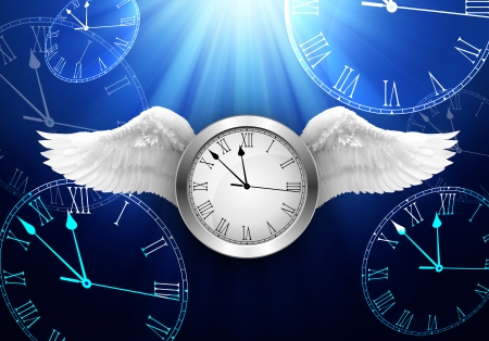 Time Passing Conceptの写真素材