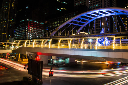 BTS BRT Sky Bridge Bangkok thailand