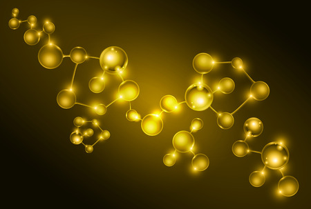 Group of Molecule DNA Cell setの写真素材