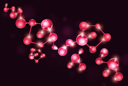 Group of Molecule DNA Cell setの写真素材