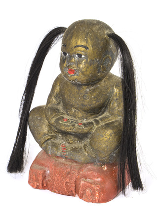 Kids mascot statue Help lucrative trade Belief in Thailandの写真素材