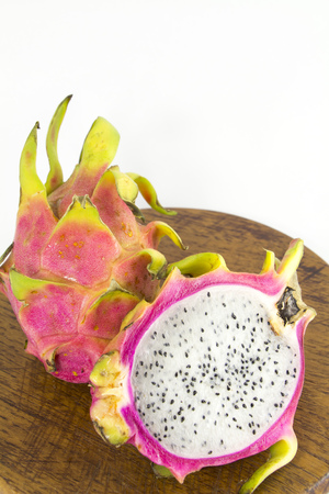 Freash Dragon Fruit form Thailand Group Shotの写真素材