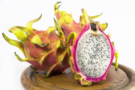 Freash Dragon Fruit form Thailand Group Shotの写真素材