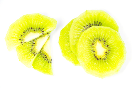 Fresh Kiwi fruit  Cutting in studio Shootingの写真素材
