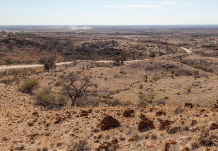 Desert landscape  Flinders Ranges  South Australiaの写真素材