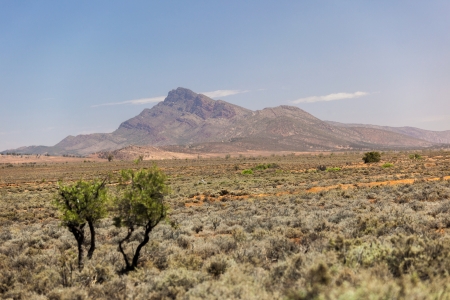 Flinders Ranges Landscape  South Australiaの写真素材