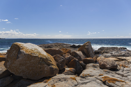 Coastline landscape  Bingie  near Morua    NSW  Australiaの写真素材