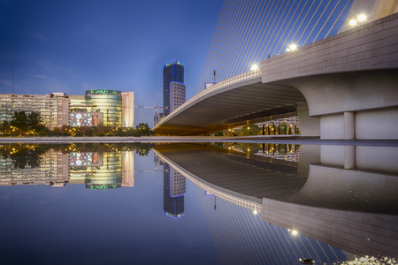 The City of Arts and Sciences is an entertainment-based cultural and architectural complex in the city of Valencia, Spain. It is the most important modern tourist destination in the city of Valencia and one of the most relevant in Spain, designed by archiのeditorial素材