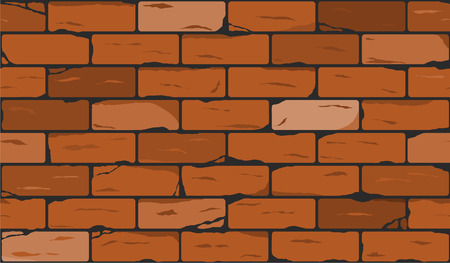 Seamless vector brick wallのイラスト素材