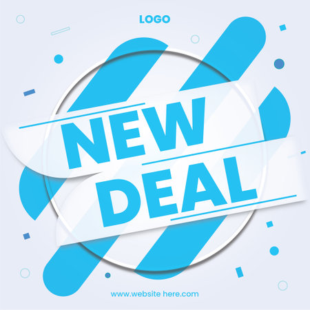 New deal banner design template vector designのイラスト素材