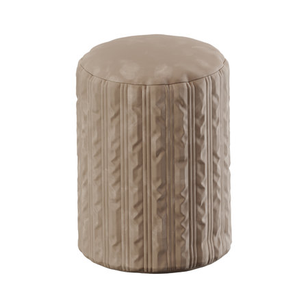 Wooden stool isolated on a white background. 3d render.の写真素材
