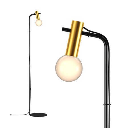 3d rendering of a lamp on a white backgroundの写真素材