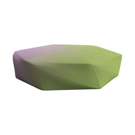 Green sofa isolated on a white background. 3d render image.の写真素材