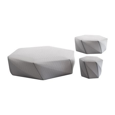 3d render of coffee table isolated on white background with clipping pathの写真素材