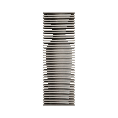 Metal corrugated sheet on a white background. 3d renderingの写真素材