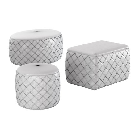 Stool chair isolated on white background. 3d rendering illustration.の写真素材