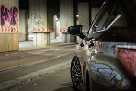 2020 Lexus ES300h side mirrorのeditorial素材