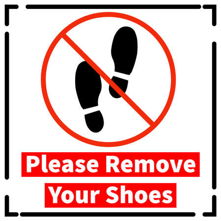 please remove your shoes sign doormat printable free before entering sign pdfの写真素材