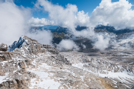 Zugspitze, top of Germanyの写真素材