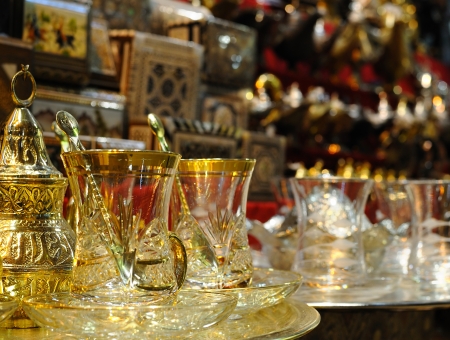 Cups of tea in Turkey  Grand Market 
