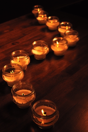 Candles for All Souls Day の写真素材