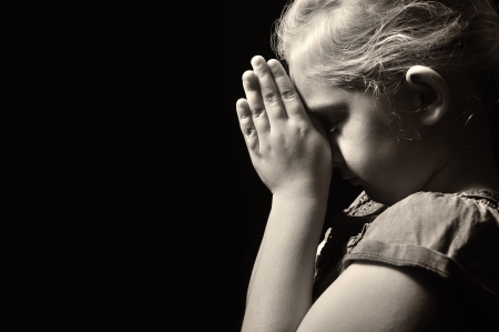 Praying child の写真素材